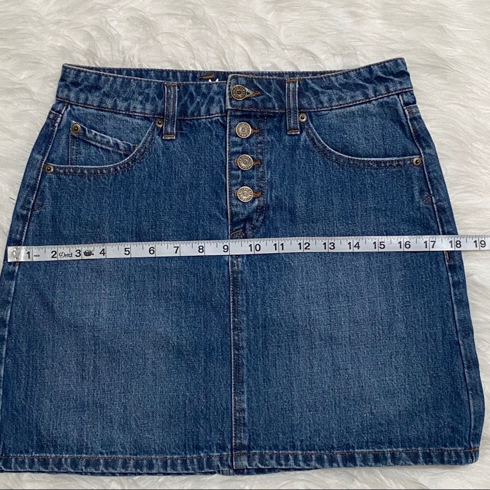 VOLCOM BRAND Denim Jean Mini Skirt - Picture 5 of 6